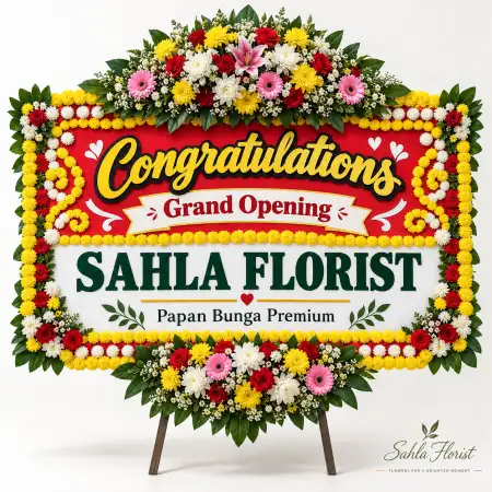 Papan Bunga Ucapan Selamat Pluit